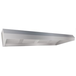 HOTTE CENTRALE D'EXTRACTION EN INOX 4.4M