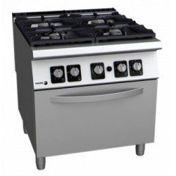 Fourneau Gaz Fagor 4 feux avec four statique 