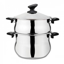         COUSCOUSSIER BONERA AVEC COUVERCLE 3+ 5L EN INOX 18/10 
     