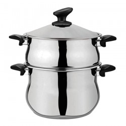         COUSCOUSSIER BONERA AVEC COUVERCLE 4+ 7L EN INOX 
     