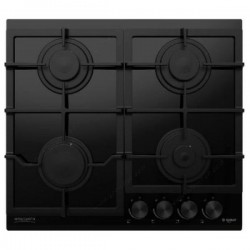         PLAQUE 4 FEUX ARTHUR MARTIN VERRE NOIRE FONTE
     