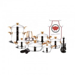         BATTERIE SET 38 PIECES MONZA INOX BONERA
     