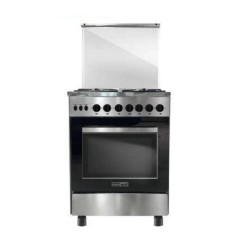         Cuisinière MAXWELL 4 Feux 60cm AVEC FOUR A GAZ - Inox
     