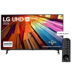         TELEVISEUR  LG 65'' UHD UT80 4K SMART TV (65UT80006LA)
     