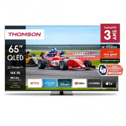         TELEVISEUR THOMSON 65" 65QG7C14 QLED Pro UHD 4K Google Tv - Noir
     